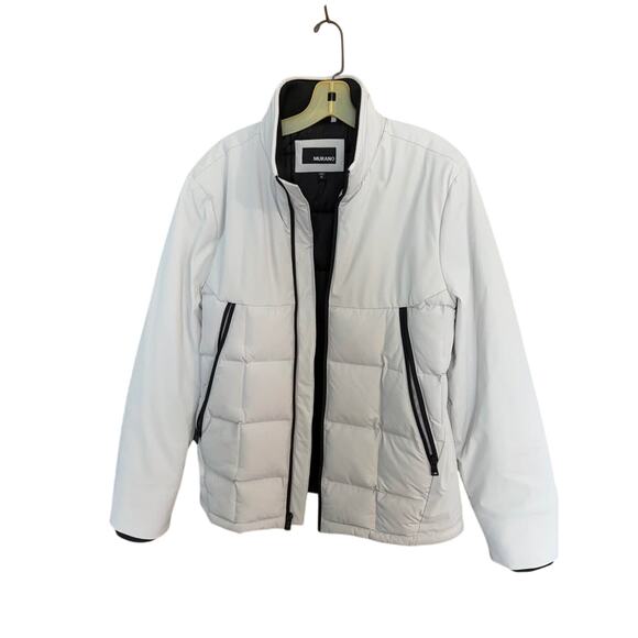 Murano Other - Murano Men's Puffer Jacket size M Lightweight zip up coat Modern Minamilist